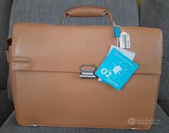 Borsa da lavoro/porta PC in pelle Piquadro