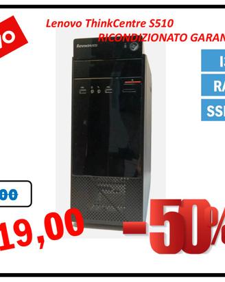 PC Lenovo Veloce Windows 11 - Garanzia 12 Mesi