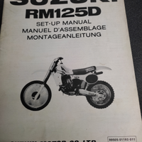 Manuale montaggio Suzuki RM 125 1983