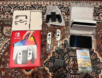 Nintendo Switch Oled bianca + Animal Crossing