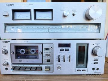 Sony Radio ST-A3L e Deck TC-K60 vintage anni 70 
