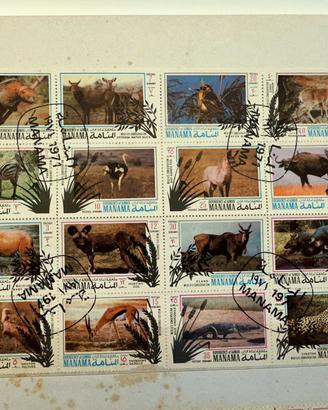 Lotto francobolli diversi Paesi tema “Animali”