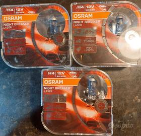 OSRAM H4 NIGHT BREAKER LASER NUOVE BLOCCO 3 CONFEZ