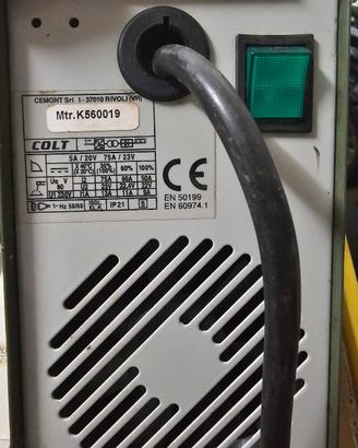 Saldatrice Inverter Cemont Colt (75A) made italy