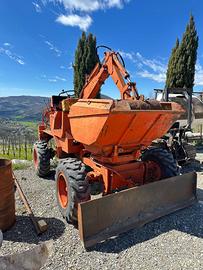Dumper con escavatore
