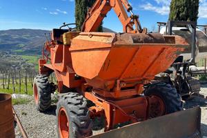 Dumper con escavatore