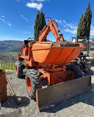 Dumper con escavatore