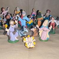 natività più pastori presepe