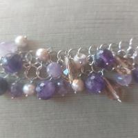 bracciale in pietra dura e perle