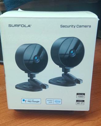 Coppia telecamere di sorveglianza interni WiFi 108
