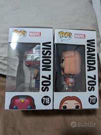 Funko pop Wanda Visione Marvel 70's