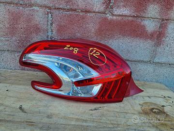 Peugeot 208 2012-2015 Fanale Stop Posteriore Sx 