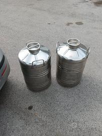 fusto inox 50 litri 