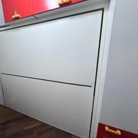 Letto a castello a scomparsa Clei – Come nuovo