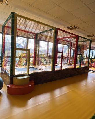 Struttura trampolini bimbi 3 posti nuova mai usata