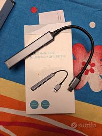 USB-C in metallo i-tec 3 porte