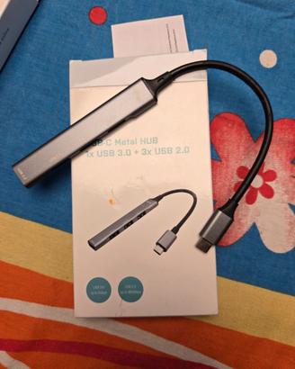 USB-C in metallo i-tec 3 porte