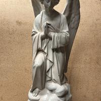 Statua angelo gesso antico