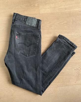 Jeans stretch vintage Levi's 502  nero