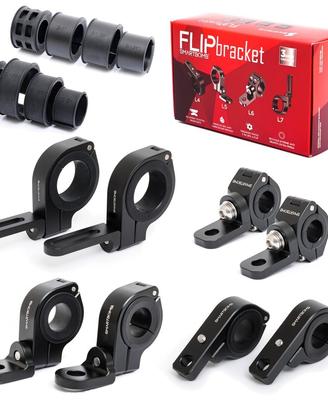 2 Staffe fissaggio faretti aggiuntivi FLIPbracket