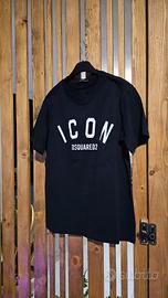 T-shirt Dsquared2 ICON originale nera taglia M