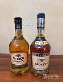 Lotto 2 Bottiglie Brandy Stock 84
