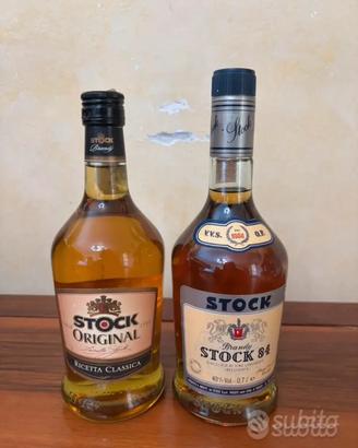 Lotto 2 Bottiglie Brandy Stock 84