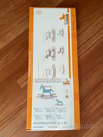 Cavallo a dondolo (azzurro) pinolino