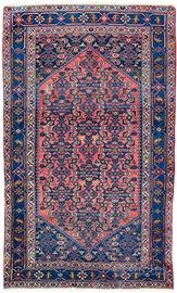 Tappeto Malayer Vecchio 132x218cm Annodato a mano