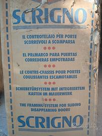 CONTROTELAIO PER PORTA SCORREVOLE "SCRIGNO" 80X200