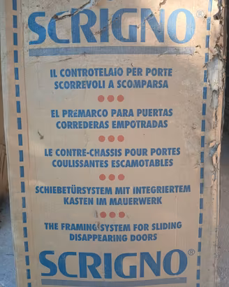 CONTROTELAIO PER PORTA SCORREVOLE "SCRIGNO" 80X200