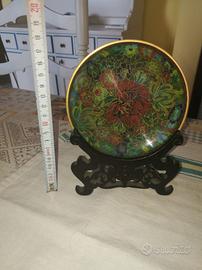 Piattino Smaltato Cloisonne'