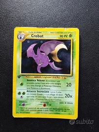 Crobat Holo Prima Edizione - Carte Pokemon