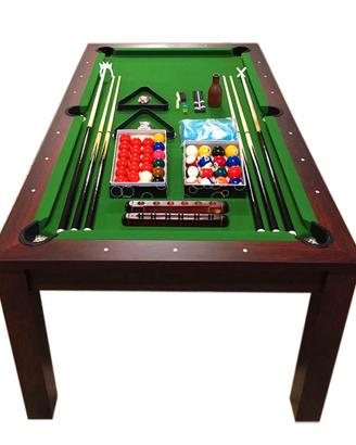 Tavolo da biliardo 7ft diventa tavolo Green Star