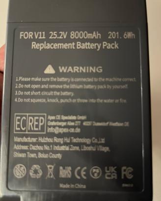 Batteria per dyson v11