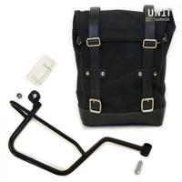 UNIT GARAGE Borsa laterale Canvas NERA