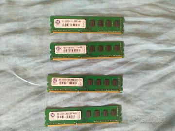 RAM Xum 8GB (4x2GB) DDR3 1333MHz (per AMD)