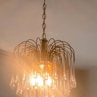 Lampadario a goccia di Murano di Venini