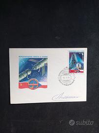 BUSTA 1°GIORNO  (MISSIONE  SPAZIALE  SOYUZ 28)