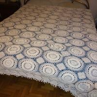 Copriletto coperta matrimoniale fatta a mano