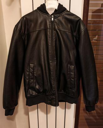 giubbotto stile bomber in similpelle OVS