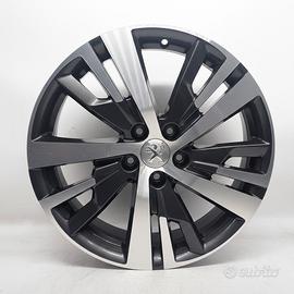 4 cerchi lega peugeot 3008 5008 detroit r18 lt6332