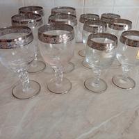 Bicchieri cristallo di murano 