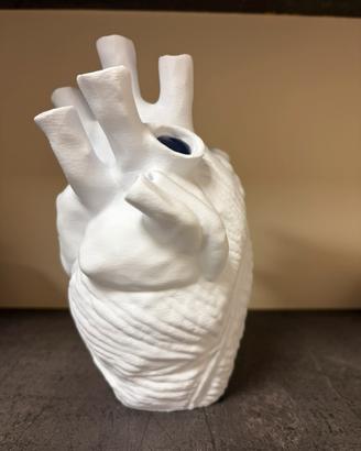 Cuore anatomico porta fiori
