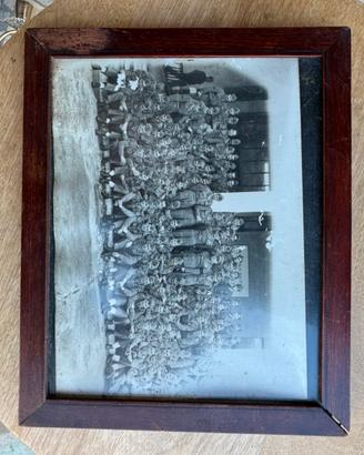 Quadro vecchia foto militari