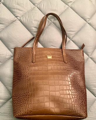 Borsa a spalla Studio Pollini marrone