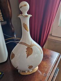 Bottiglia porcellana Gio Ponti per Ginori HTF