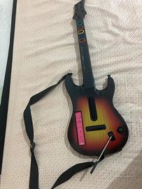 Chitarra guitar hero WII