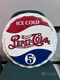 Insegna Tappo pepsi cola vintage