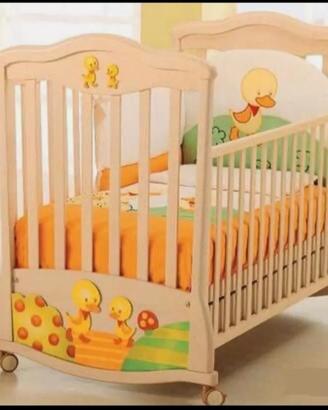 Lettino per bambini Mibb Papere Orange 